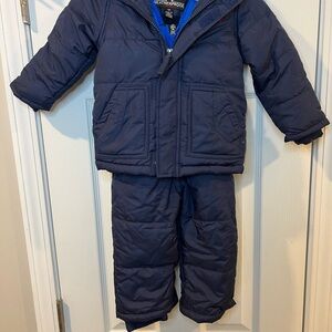 Weatherproof Kids' Navy Puffer Jacket and Pants Set